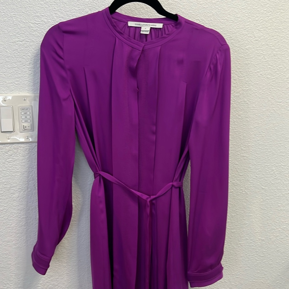 Diane von Furstenberg Purple Dress size 4